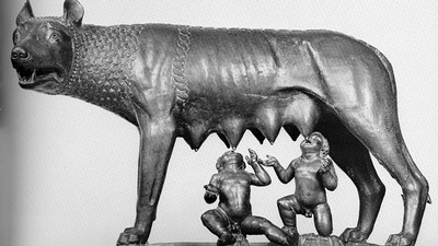 B. Romulus a Remus